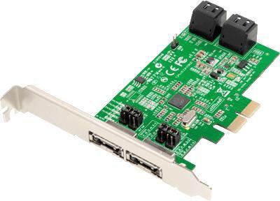 Dawicontrol DC-624E RAID controller RAID PCI Express x2 2.0 (Dawicontrol DC 624e RAID - styreenhed)